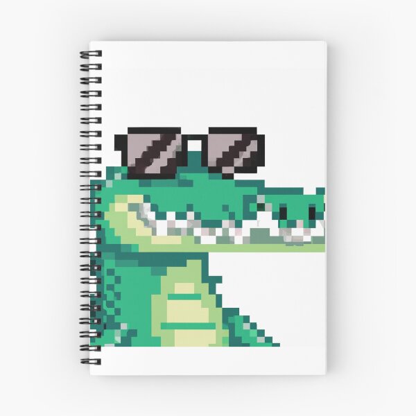 Item preview, Pixel Alligator Wearing Sunglasses designed and sold by Zestpond.
