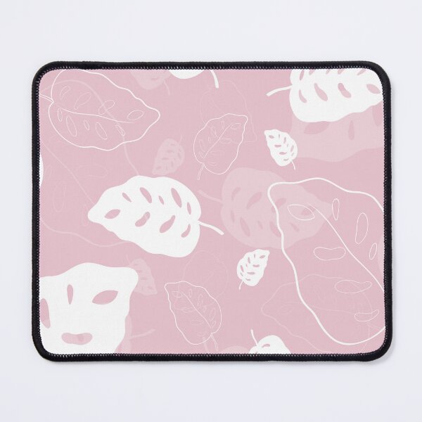 Item preview, White leafs with pink background designed and sold by J sora.