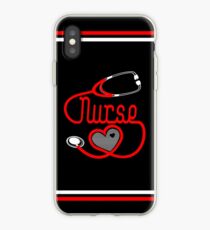 Krankenschwester Love Heart Stethoskop iPhone-Hülle & Cover