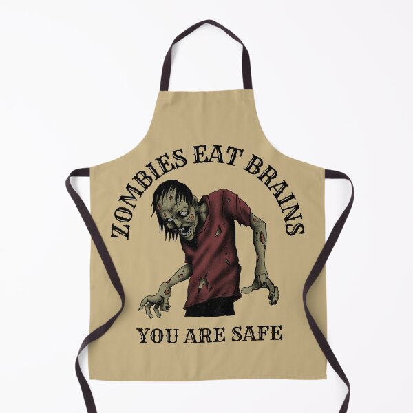 Item preview, Zombies Eat Brains You Are Safe, Funny Quote designed and sold by ArtOfStars.