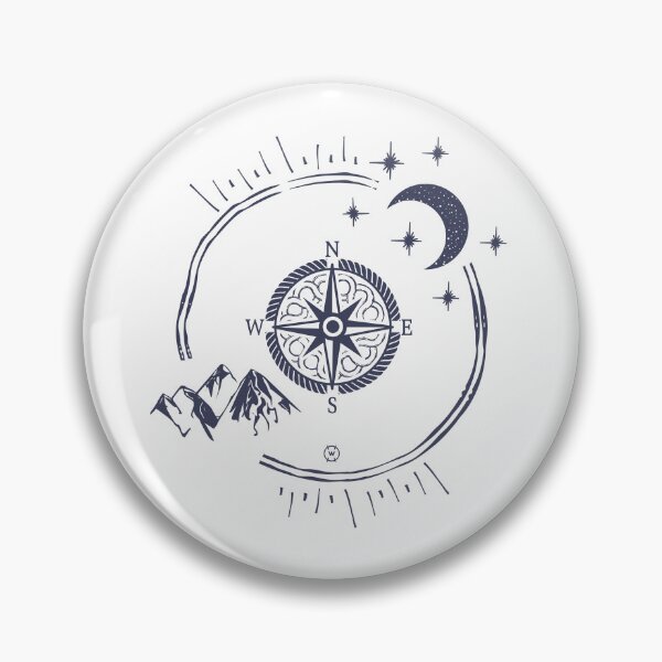 Item preview, Not All Who Wander are Lost - Enjoy the Journey Compass designed and sold by wingstar.