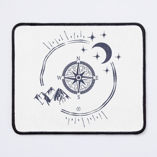 Item preview, Not All Who Wander are Lost - Enjoy the Journey Compass designed and sold by wingstar.