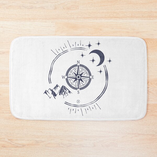 Item preview, Not All Who Wander are Lost - Enjoy the Journey Compass designed and sold by wingstar.