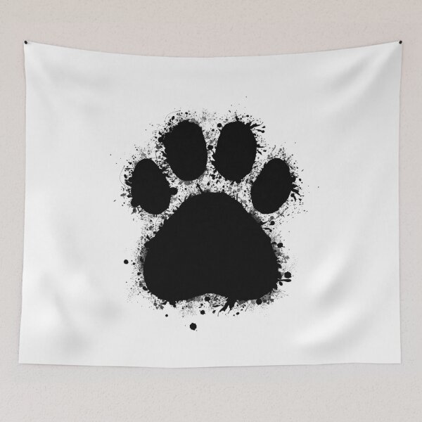Item preview, Splatter Paint Paw Print designed and sold by BluArt422.