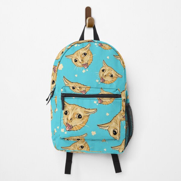 Item preview, coughing cat - teal designed and sold by RaenaCreates.