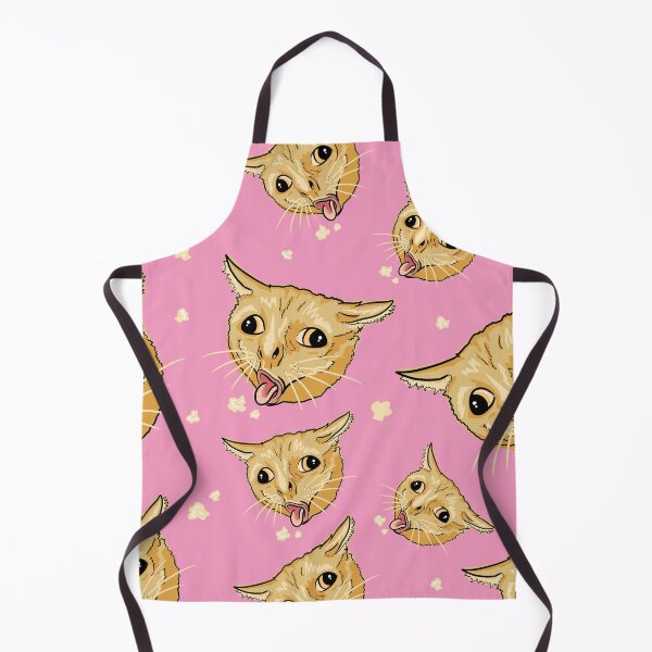 Item preview, coughing cat - pink designed and sold by RaenaCreates.