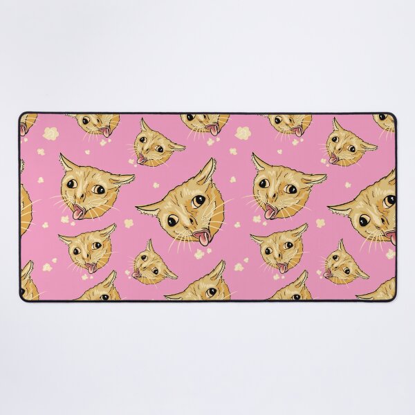 Item preview, gato tosiendo - rosa designed and sold by RaenaCreates.