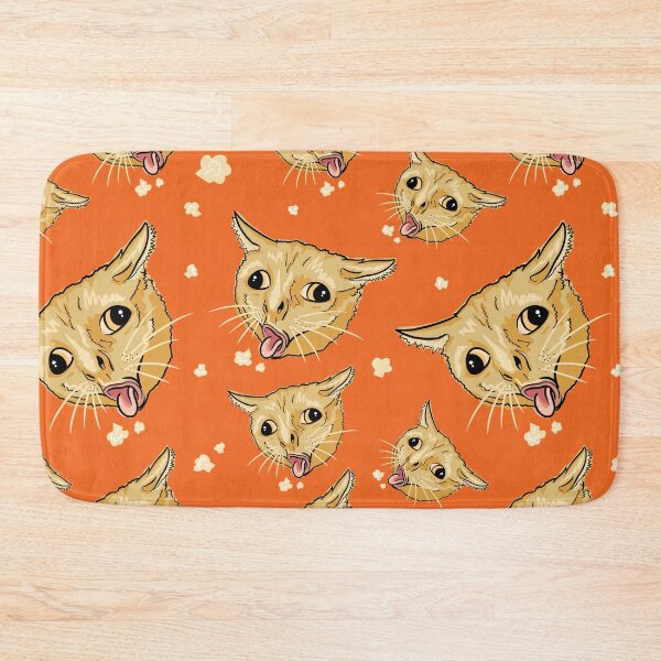 Item preview, coughing cat - orange designed and sold by RaenaCreates.