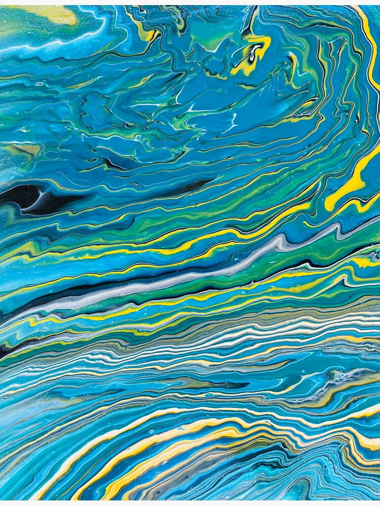 Green yellow and blue explosion by lobo517
