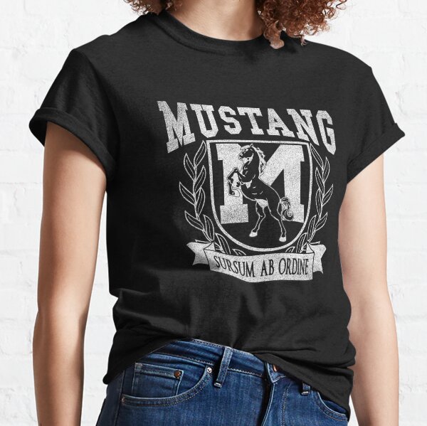 Navy Mustang T-Shirts for Sale | Redbubble