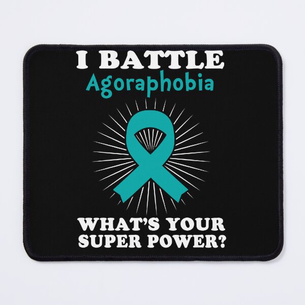 Item preview, I Battle Agoraphobia Funny Agoraphobia Warrior Gift designed and sold by rechardtee.