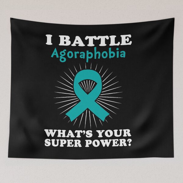 Item preview, I Battle Agoraphobia Funny Agoraphobia Warrior Gift designed and sold by rechardtee.