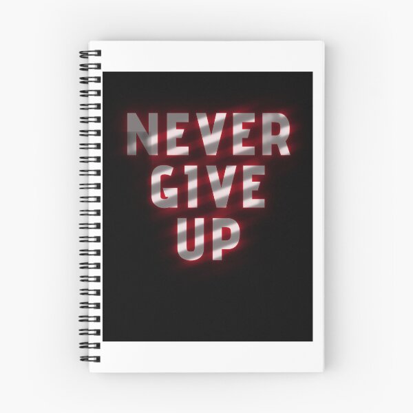 Item preview, Never give up designed and sold by HK-TASARIM.