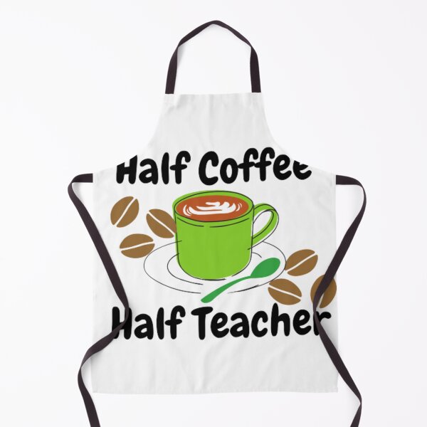Artikelvorschau, Halb Lehrer, halb Kaffee zurück in die Schule entworfen und verkauft von Laadel.