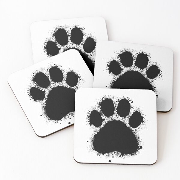 Item preview, Splatter Paint Paw Print designed and sold by BluArt422.