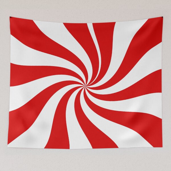 Item preview, Peppermint Candy Swirl in Red and White designed and sold by Darcy777.