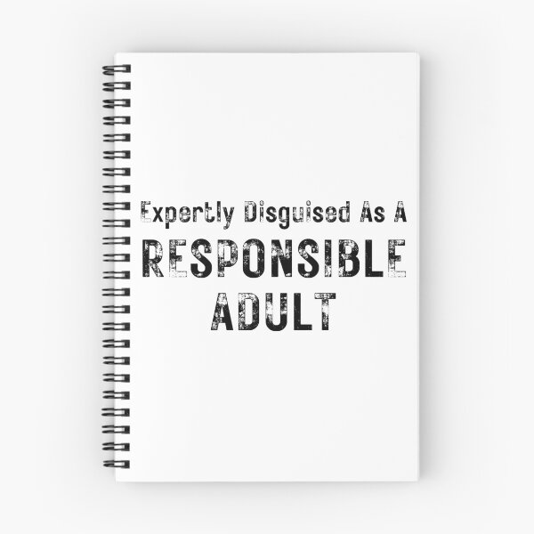 Item preview, Expertly Disguised As A Responsible Adult. Funny Sarcastic Adulting Saying designed and sold by That Cheeky Tee.