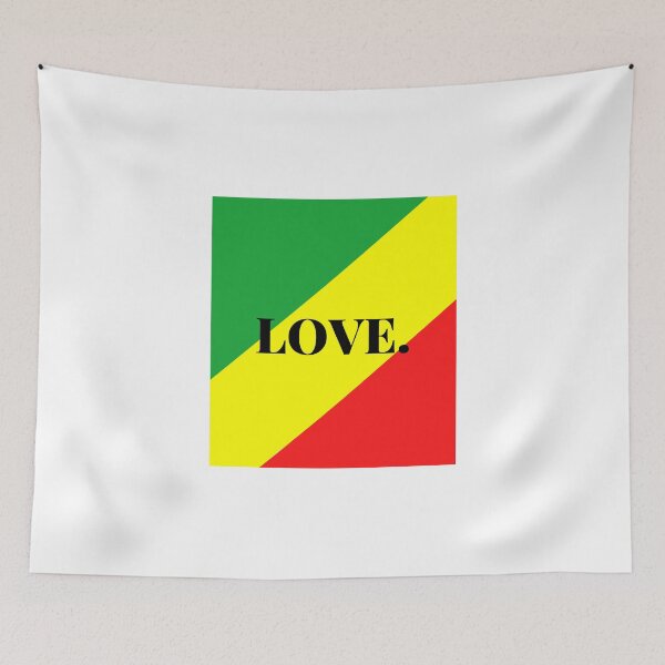 Item preview, Inspirational words: Love (African flag) designed and sold by AfricanProverbs.