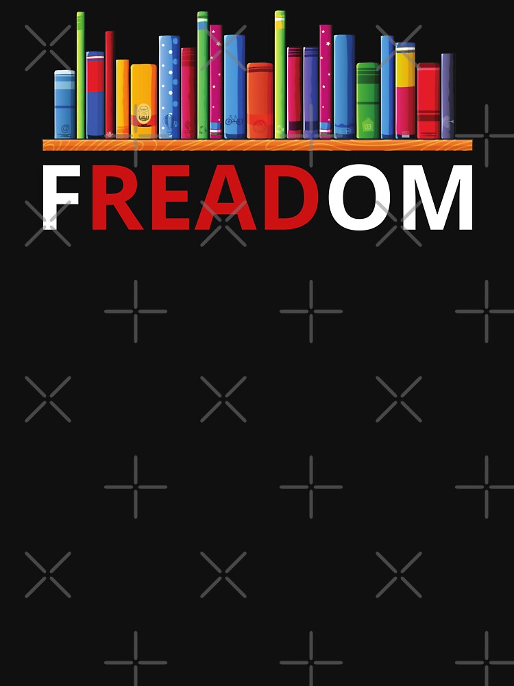 Disover fREADom Anti Ban Books Freedom To Read Shirt, Ban Guns Not Books, Read Banned Books, Teacher Librarian Gift, Social Justice Bookish | Essential T-Shirt 