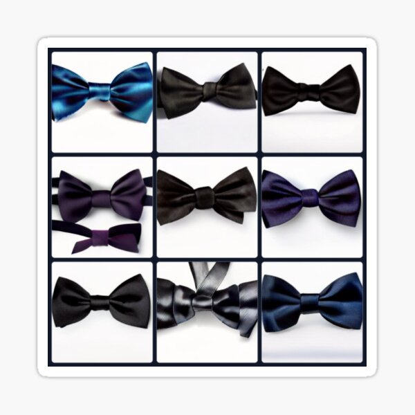 "Bow Tie Pack" Sticker for Sale by CinderPress | Redbubble