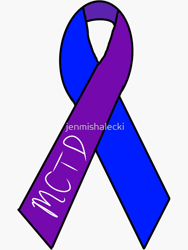 "Mixed Connective Tissue Disease Awareness Ribbon " Sticker for Sale by