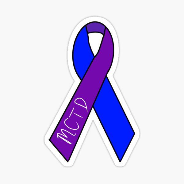 "Mixed Connective Tissue Disease Awareness Ribbon " Sticker for Sale by
