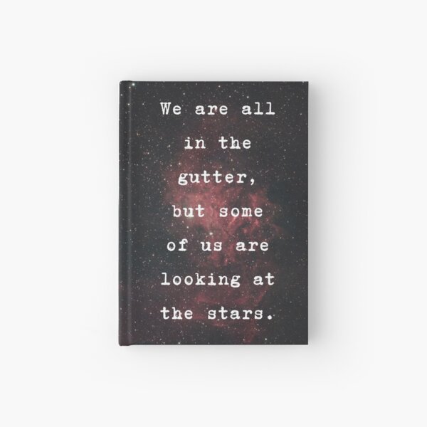 Item preview, Oscar Wilde Quote Lady Windermere's Fan - We are all in the gutter, but some of us are looking at the stars. designed and sold by violet-hope.