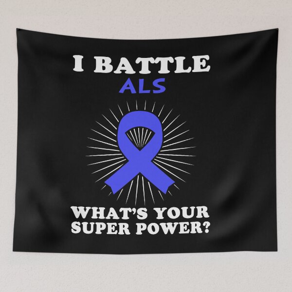 Item preview, I Battle ALS Funny ALS Warrior Gift designed and sold by rechardtee.