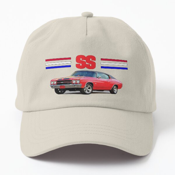 Red and Black 1970 Chevy Chevelle SS Dad Hat