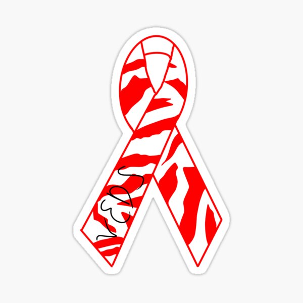 "Vascular EhlersDanlos Syndrome Awareness Ribbon " Sticker for Sale by