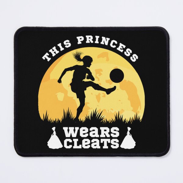 Item preview, This Princess Wears Cleats Fitted Scoop T-Shirt designed and sold by WingedLizardJo.
