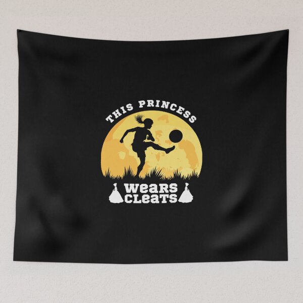Item preview, This Princess Wears Cleats Fitted Scoop T-Shirt designed and sold by WingedLizardJo.