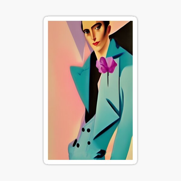 Man in mint suit 1 Sticker