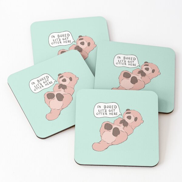 Item preview, I’m bored let’s get otter here designed and sold by Jess.a.creates.