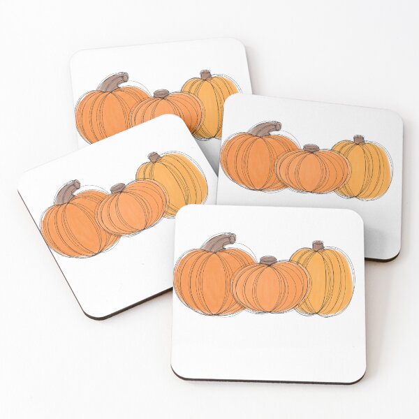 Item preview, Scribble Pumpkin patch  designed and sold by Hilary Morrison.