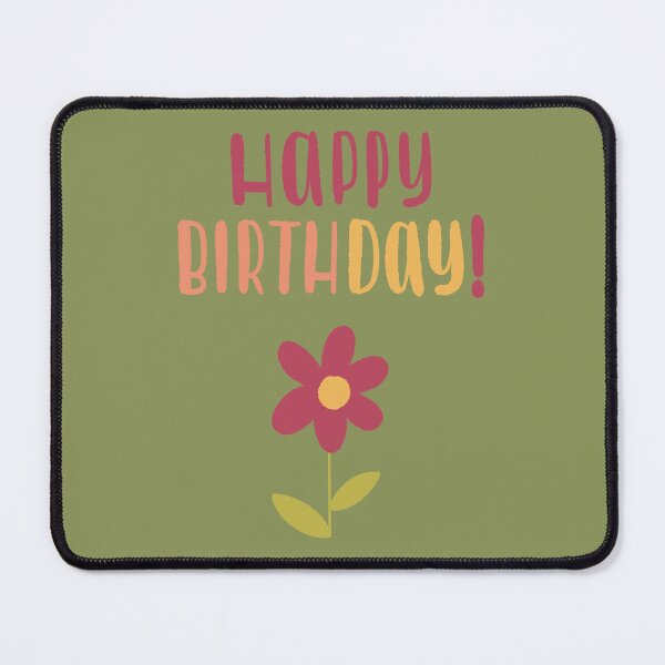 Item preview, Happy birthday Simple Flower designed and sold by Dotblossom.