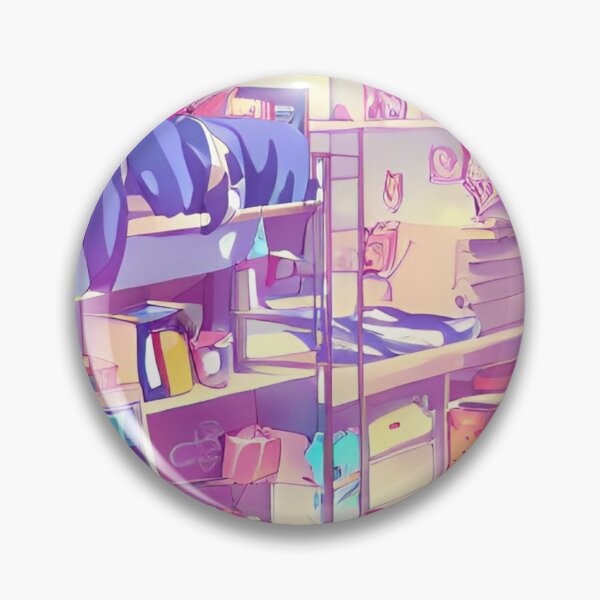 Item preview, Anime messy dorm room, Kawaii designed and sold by Art-of-AI.