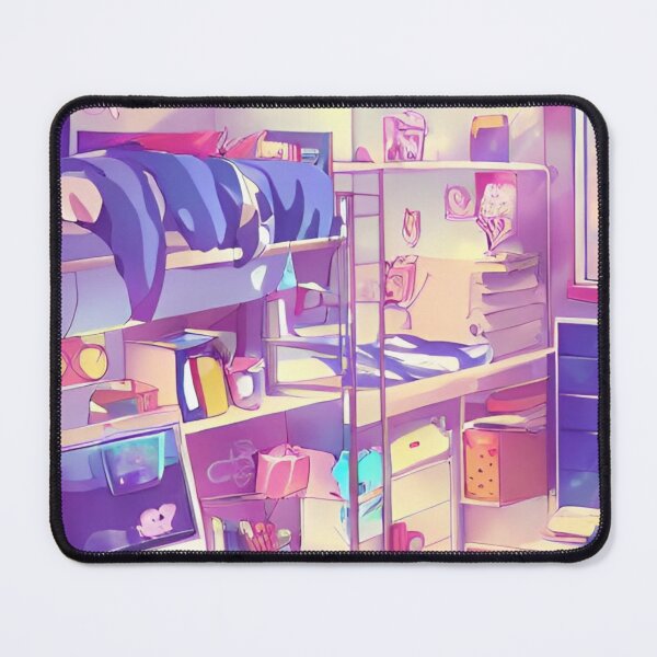 Item preview, Anime messy dorm room, Kawaii designed and sold by Art-of-AI.