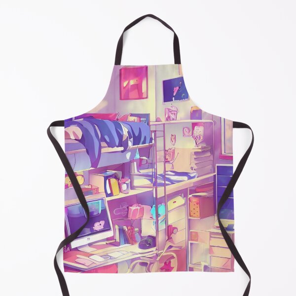 Item preview, Anime messy dorm room, Kawaii designed and sold by Art-of-AI.