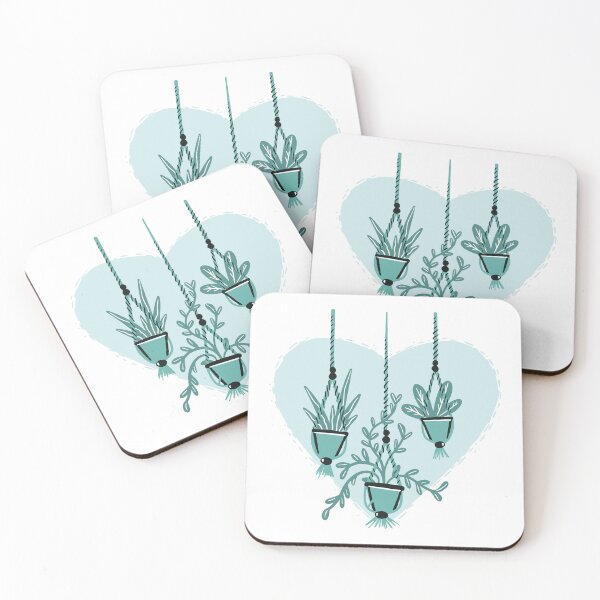 Item preview, Three hanging pot plants LOVE! designed and sold by jasmineberry.