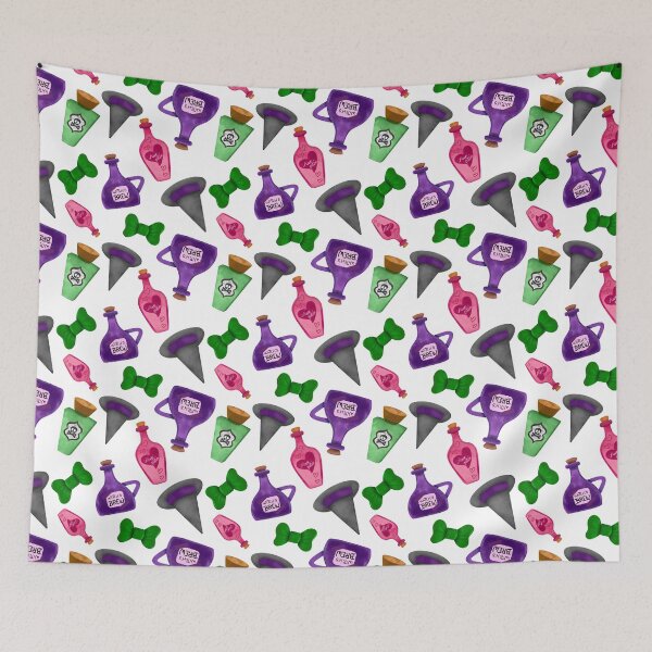 Item preview, witchy things halloween pattern  designed and sold by amorprint.