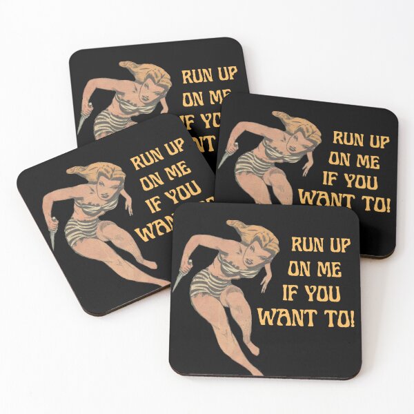 Item preview, RUN UP ON ME IF YOU WANT TO!-SAGFABULOUS designed and sold by SagFabulous.