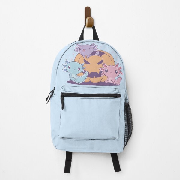 Item preview, Axolotls with halloween pumpkin designed and sold by bennetthuskers.