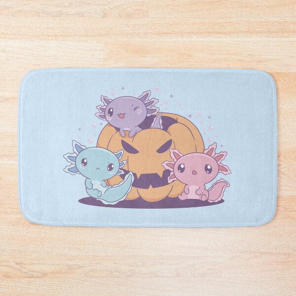 Item preview, Axolotls with halloween pumpkin designed and sold by bennetthuskers.