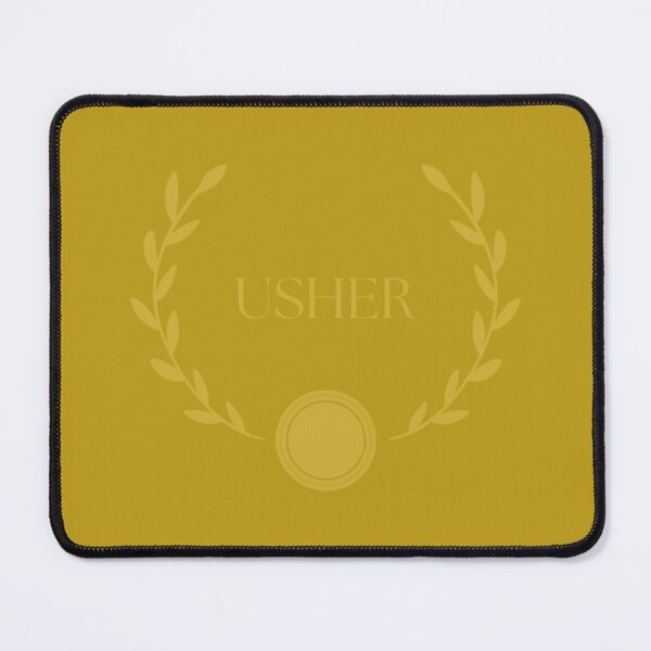 Item preview, Usher Gold Laurel Wreath with Sun Plate on Gold Foil background Wedding by Voluting designed and sold by WeddingVoluting.