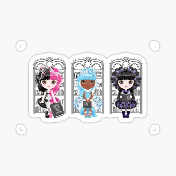 Book Diva Dolls Sticker