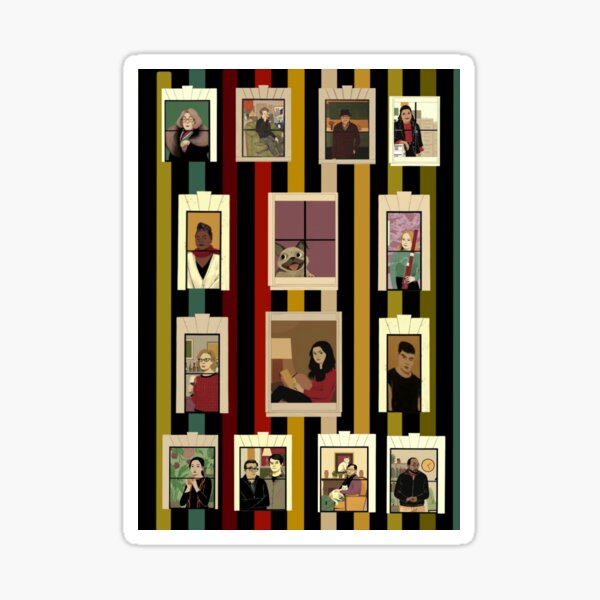 Item preview, Only Murders in the Building Mural (Vertical) designed and sold by H-with-B.
