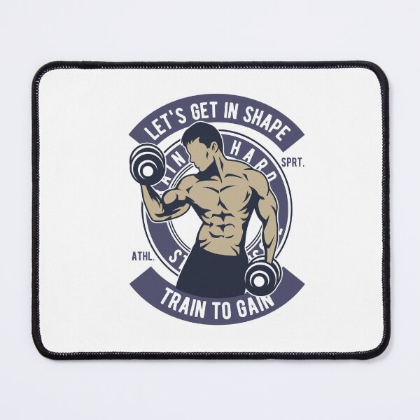 Item preview, Let's Get in Shape, Train to Gain, Gift for Design T-Shirt for Gym Lovers Design designed and sold by Sunnyhova.