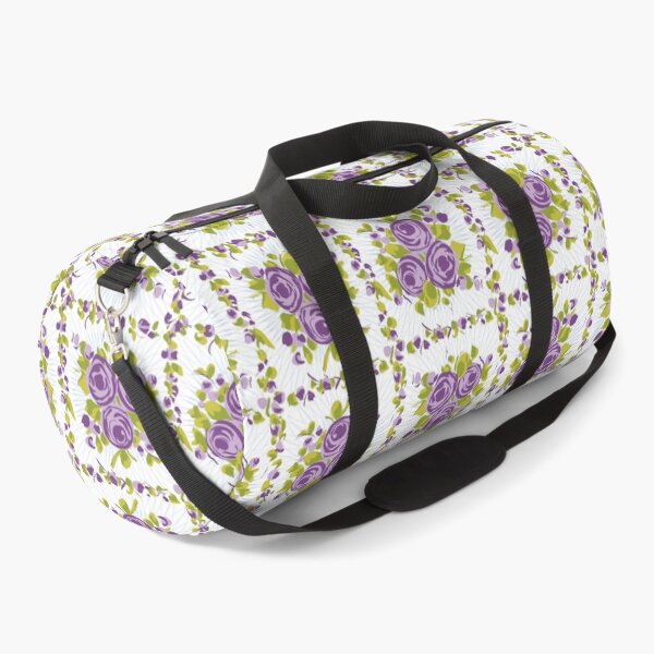 Midcentury Rose Garden Duffle Bag