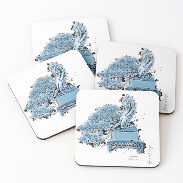 Item preview, BLUE BONSAI DECORATION designed and sold by olivierjourjon.